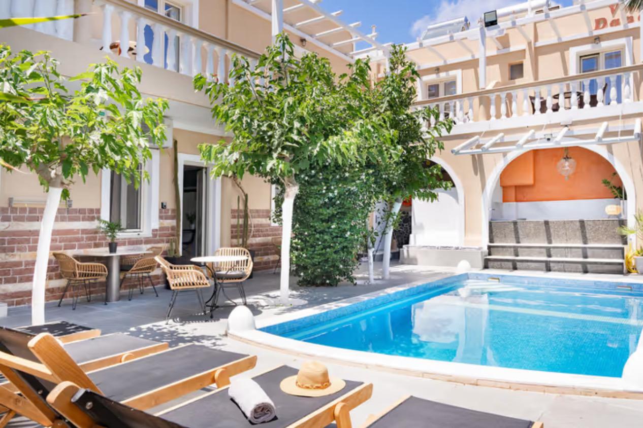 Danae Villa — Pool & Building